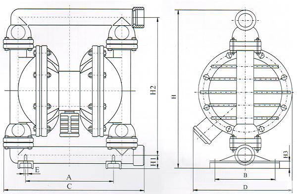 QBK型气动隔膜泵