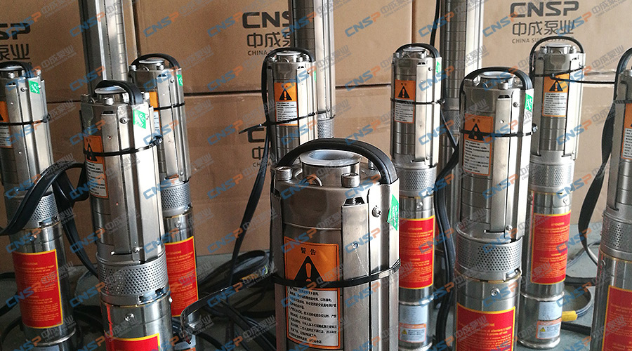 中成泵业产品包装区一角